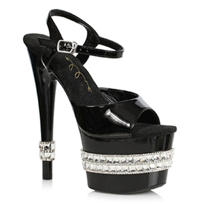 Ellie Shoes - 7" Rhinestone Platform Sandal