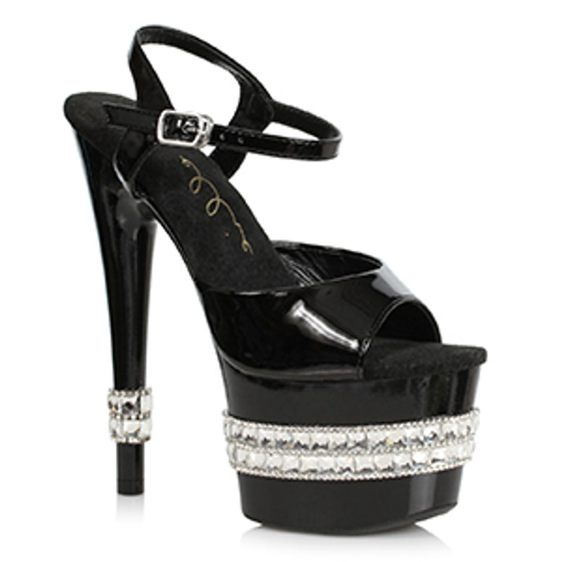 Ellie Shoes - 7" Rhinestone Platform Sandal