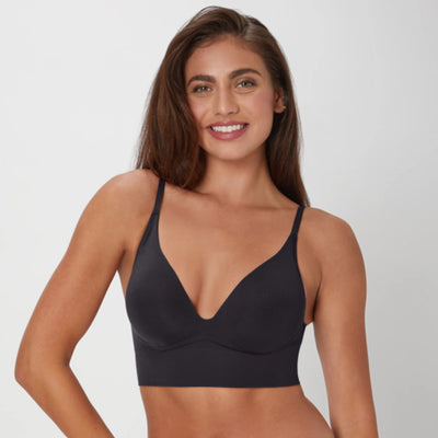 Hanes - Womens Maidenform M Seamless Push-Up Bra Convertible Longline Bralette (Plus Size Available)