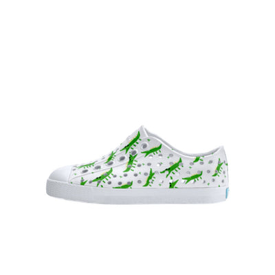 Native Shoes - Unisex Jefferson Print Kids - Shell White/ Shell White/ Alligators