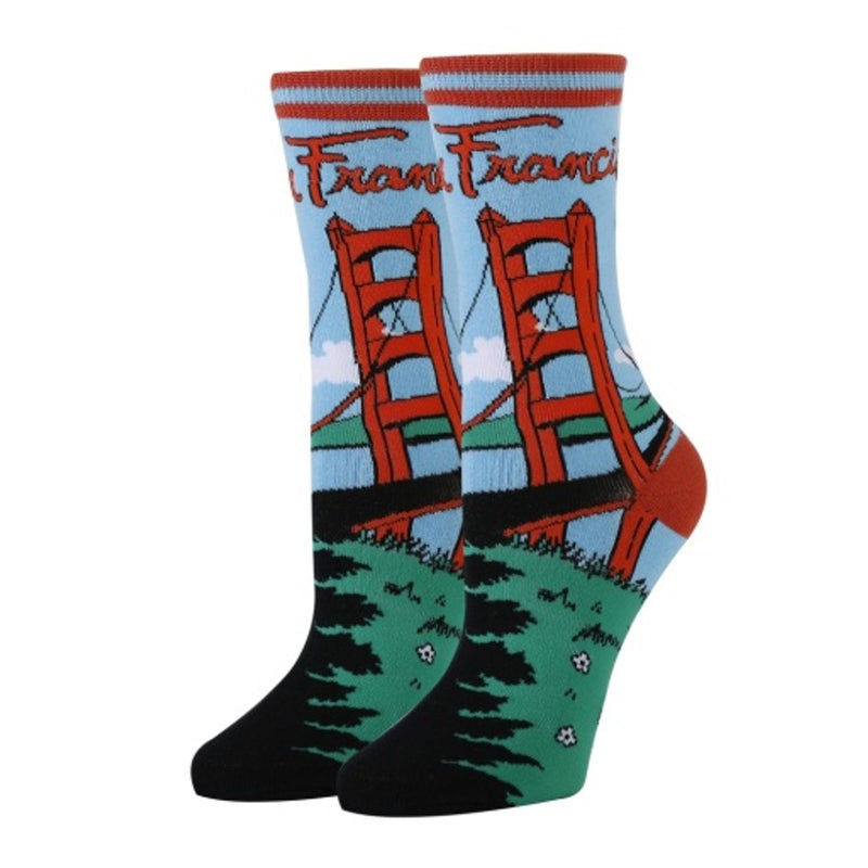 Oooh Yeah - Womens San Francisco Womens Crew Socks