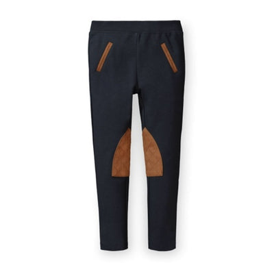 Hope & Henry - Girls Ponte Riding Pant Black