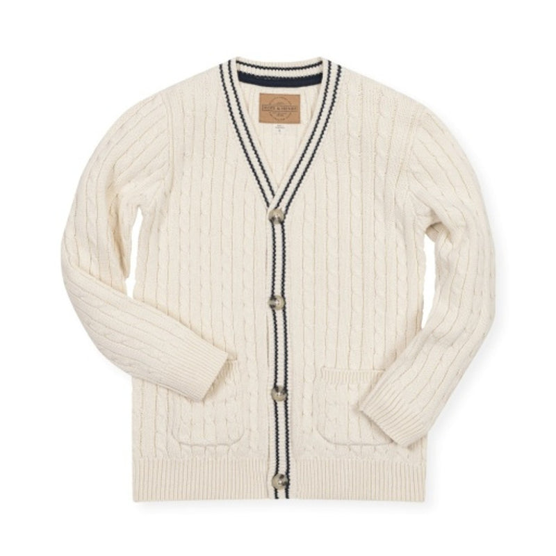 Hope & Henry - Boys Organic Cable Cardigan