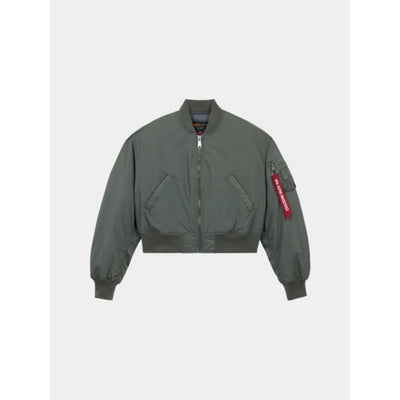 Alpha Industries - Womens Ma-1 Cropped Flight Jacket with (Oxford)