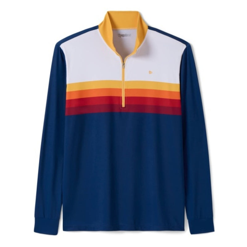 Tipsy Elves - Mens Slice of Sunset Golf Pullover