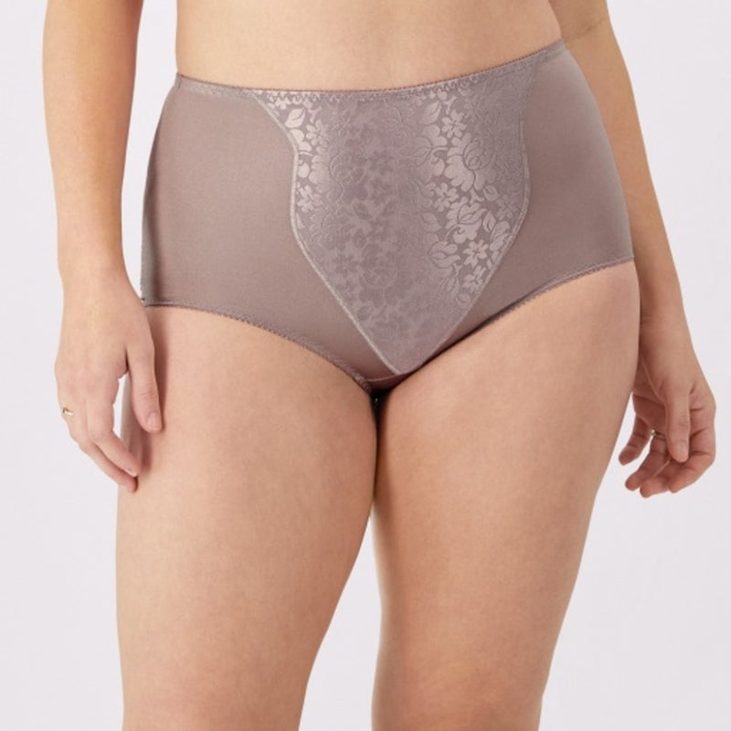 Hanes - Womens Bali Lace Panel Shaping Brief 2-Pack