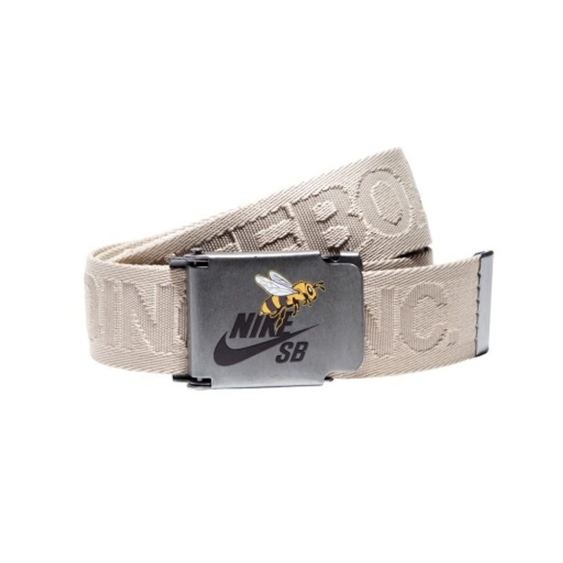 Nike - Will Leather Goods Mens Reversible Logo Jacquard Web with Sb Bee Print Buckl