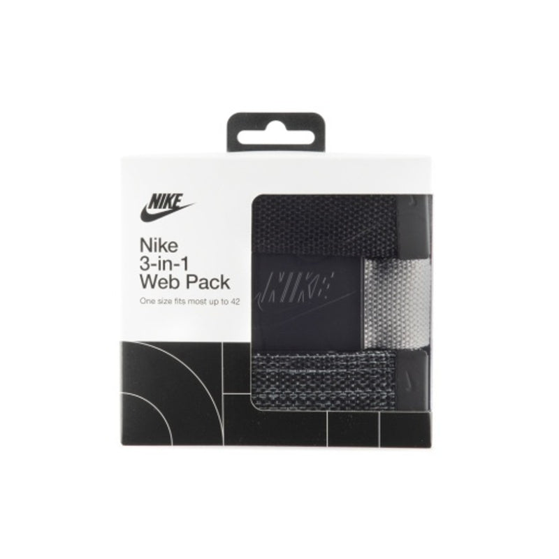 Nike - Will Leather Goods Mens 3-in-1 Web Pack with Black Multi Strap