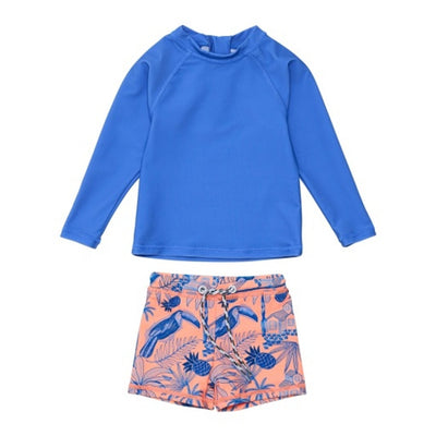Snapper Rock - Boys Tropicana Vacay Sustainable Long Sleeve Set