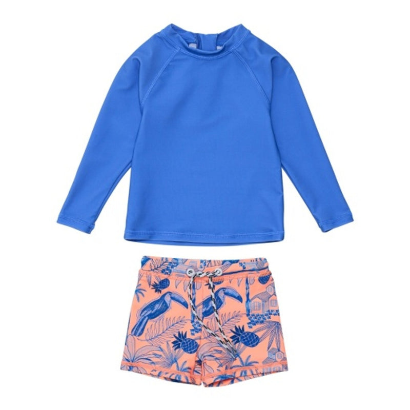 Snapper Rock - Boys Tropicana Vacay Sustainable Long Sleeve Set