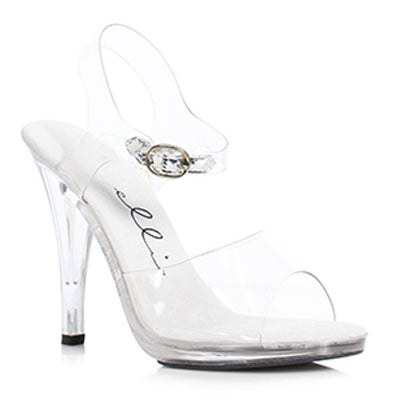 Ellie Shoes - 4.5" Heel Clear Sandal