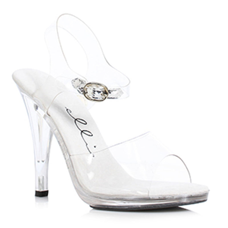 Ellie Shoes - 4.5" Heel Clear Sandal