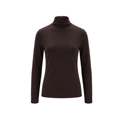 Liverpool Los Angeles - Womens Long Sleeve Mock Neck Knit Top