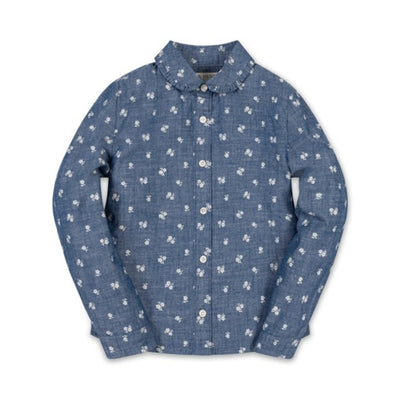 Hope & Henry - Girls Organic Peter Pan Collar Top