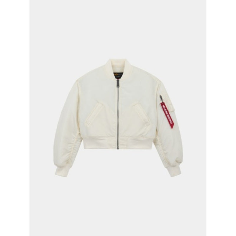 Alpha Industries - Womens Ma-1 Cropped Flight Jacket with (Oxford)
