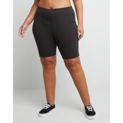 Hanes - Womens Just My Size Womens Stretch Jersey Bike Shorts 9 (Plus Size)