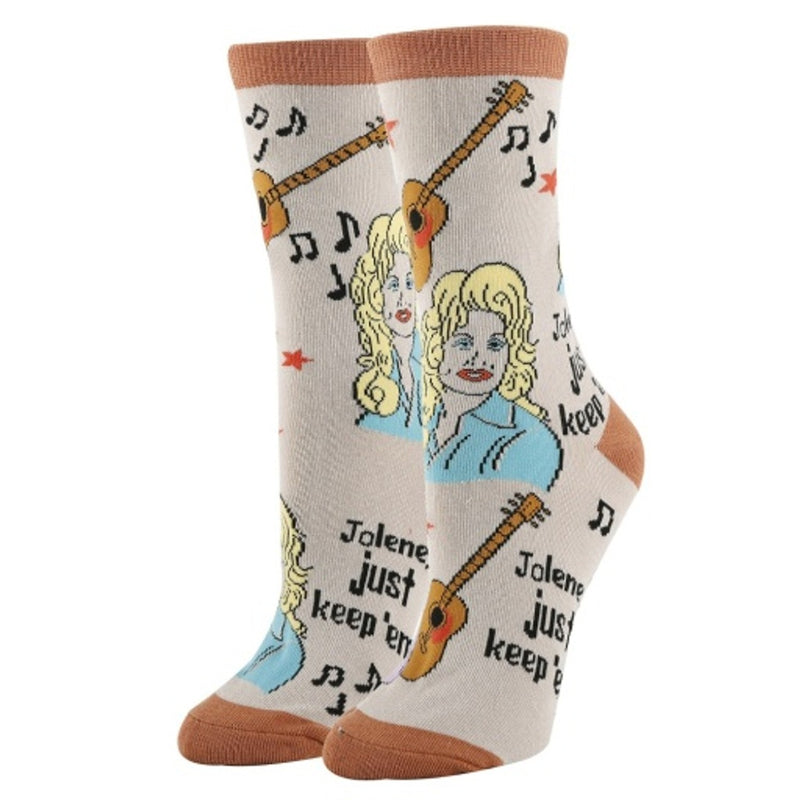 Oooh Yeah - Womens Just Keep‘Em Womens Crew Socks