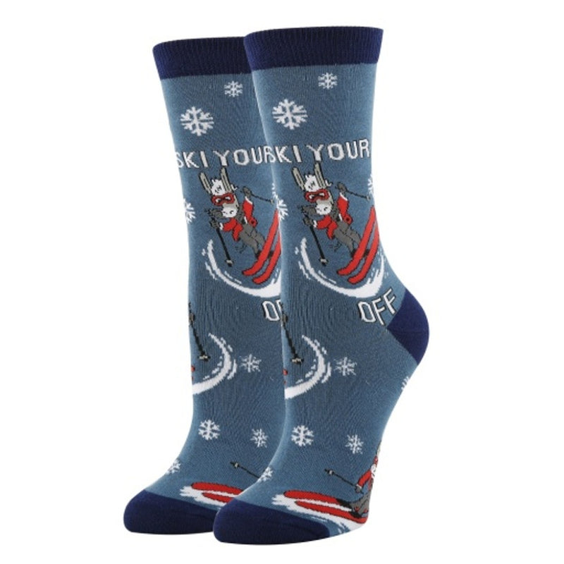 Oooh Yeah - Womens Ski Off Womens Crew Socks
