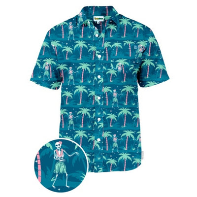 Tipsy Elves - Mens Hula Hips Hawaiian Shirt