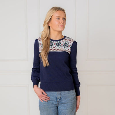 Hope & Henry - Womens Organic Fair Isle Sweater
