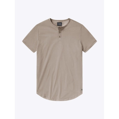 Cuts - Mens Ao Henley Curve-Hem