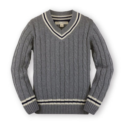 Hope & Henry - Boys V-Neck Cricket Sweater