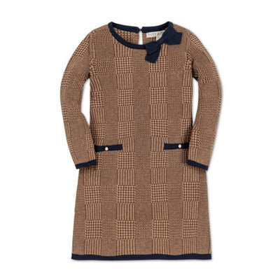 Hope & Henry - Girls Organic Bow Sweater Dress
