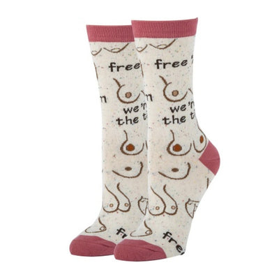 Oooh Yeah - Womens Crew Socks-Free'em