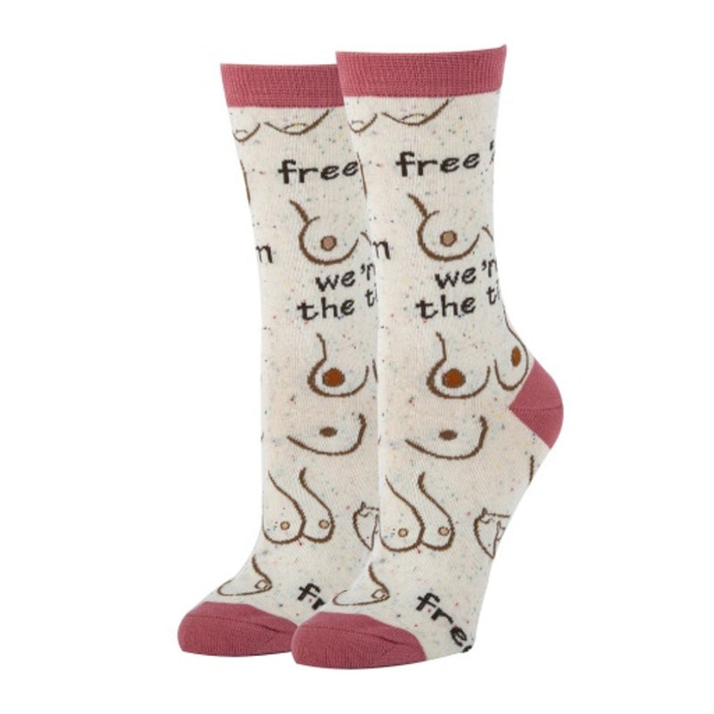Oooh Yeah - Womens Crew Socks-Free'em