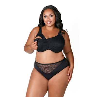 Elila - Womens Simplex, Cotton & Lace Cami Nursing Underwire