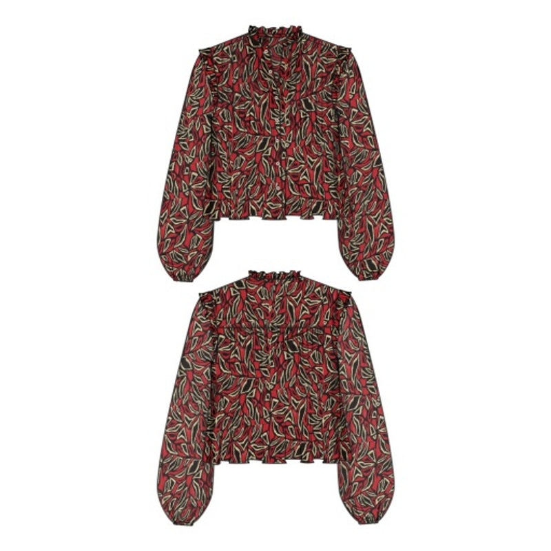 Liverpool Los Angeles - Womens Long Slv Wvn Blouse with Pintucks