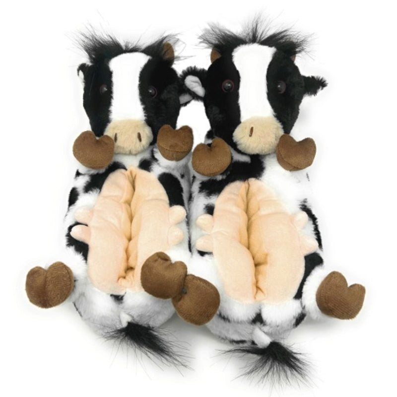 Oooh Yeah - Kids Howdy Cow Kids Plush Hugger Slippers