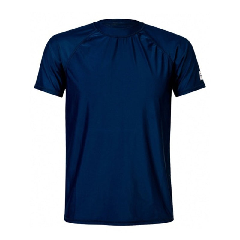 Snapper Rock - Mens Navy Short Sleeve Rash Top