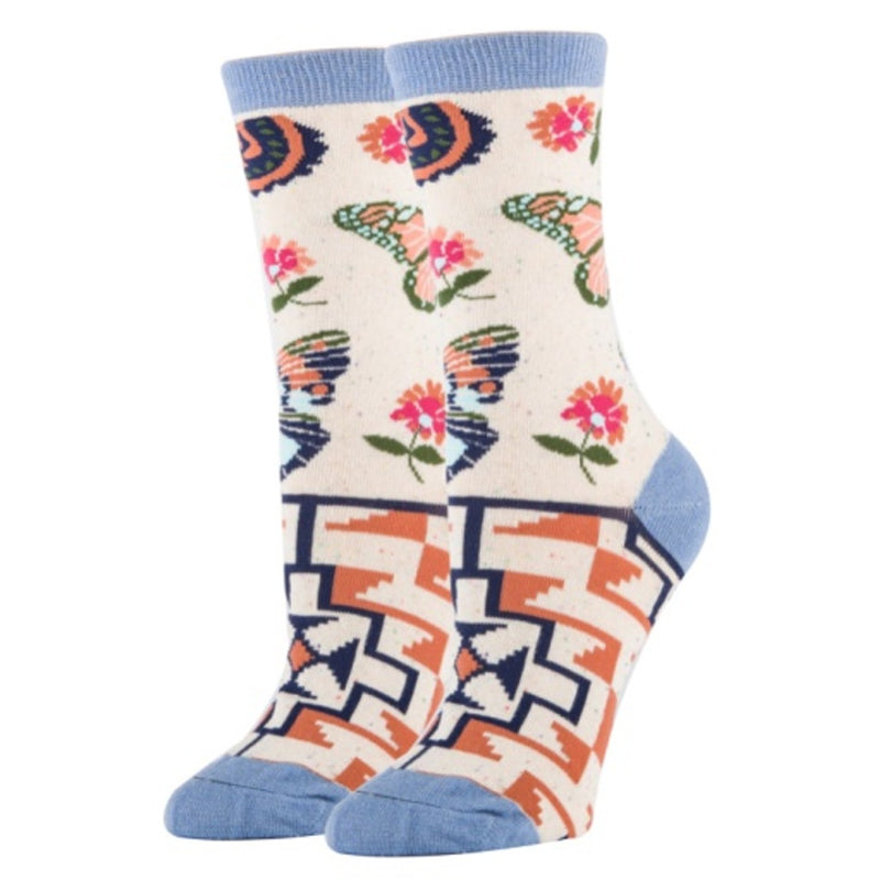 Oooh Yeah - Womens Crew-Butterfly Print