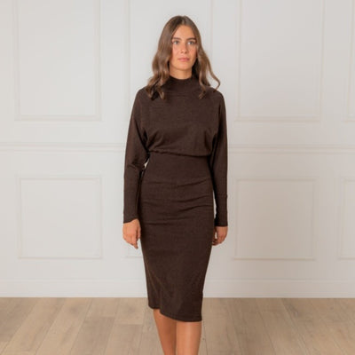 Hope & Henry - Womens Dolman Sleeve Sweater Dress
