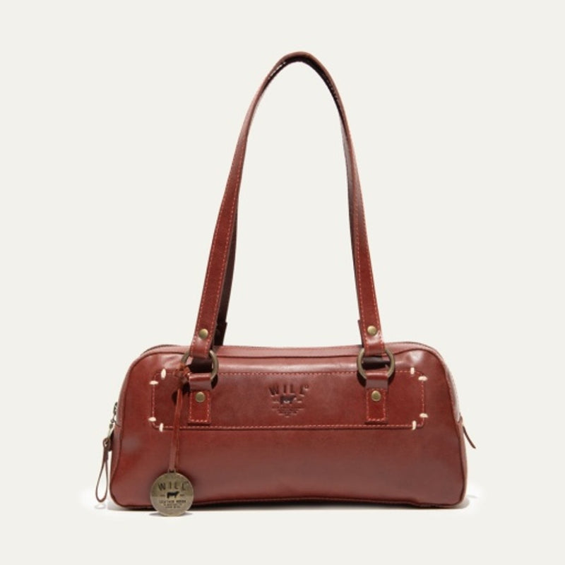 WILL Leather Goods - Mens Simple Double Handle Shoulder