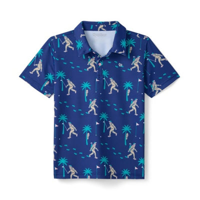 Tipsy Elves - Kids Bigfoot Bogey Golf Polo