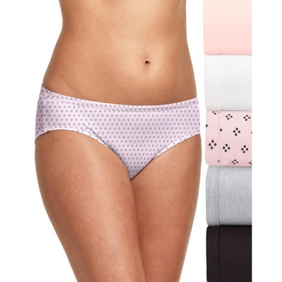 Hanes - Womens Ultimate Comfortsoft Women’S Hipster Underwear 5-Pack