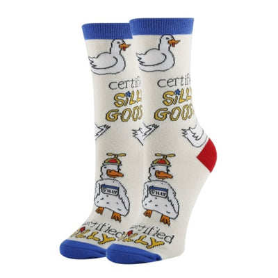 Oooh Yeah - Womens Crew Socks Silly Goose