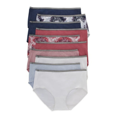 Hanes - Womens Breathable Stretch Cotton Brief Underwear 10-Pack
