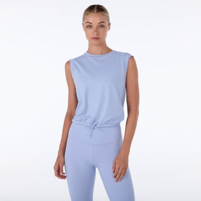 Thirty Three Threads - Unisex Tavi Softtec Crop Tie T Sky Spell