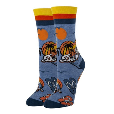 Oooh Yeah - Womens Del Mar-Womens Crew Sock