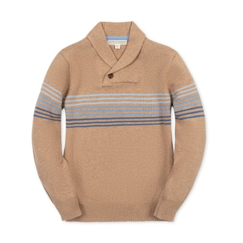 Hope & Henry - Boys Organic Shawl Collar Sweater