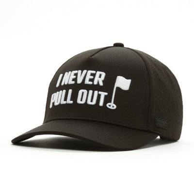 Bogey Bros - Unisex I Never Pull Out Performance Golf Hat Snapback