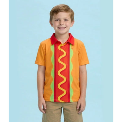 Tipsy Elves - Boys Youth Boys Hot Dogger Golf Polo