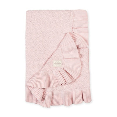 Hope & Henry - Baby Organic Ruffle Edge Baby Blanket