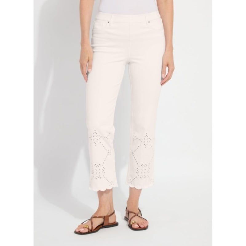 Lysse - Womens Billie Eyelet Straight Denim Curvy
