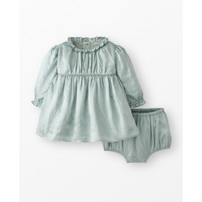 Hanna Andersson - Baby Long Sleeve Silky Dress & Bloomers Set