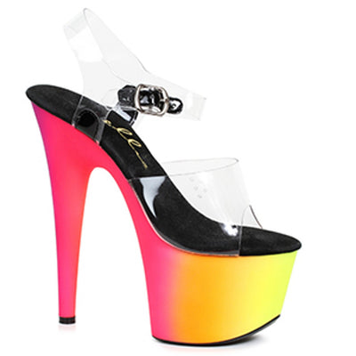 Ellie Shoes - 7 Inch with Rainbow Design