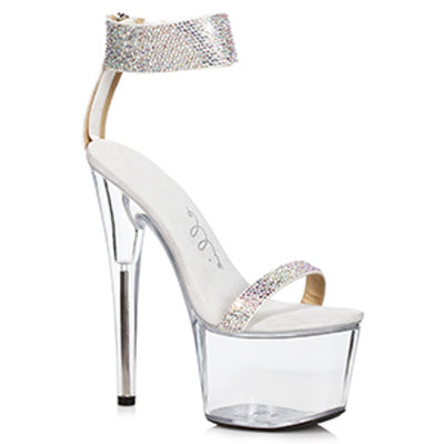 Ellie Shoes - 7" Stiletto with Rhinestone Strap